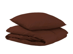 Sx One Burgundy Bomuldssatin Sengetøj