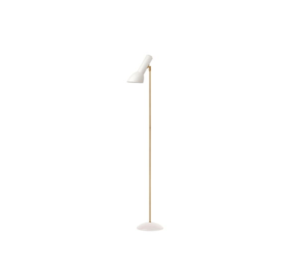 Cph Lighting Gulvlampe - Hvid/Messing  OBLIQUE