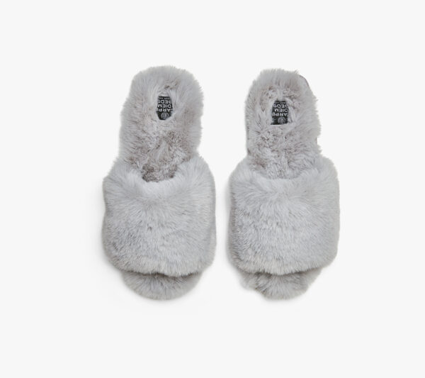 Carpe Diem Pels Slippers Soft Grey - Image 4