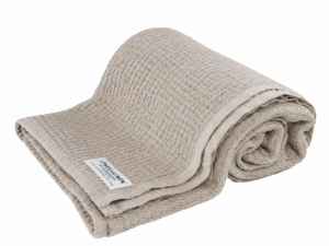 Lovely Linen Sengetæppe - Beige