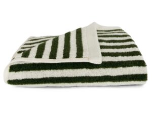 Homehagen Pinstripe Alpine Moss håndklæde