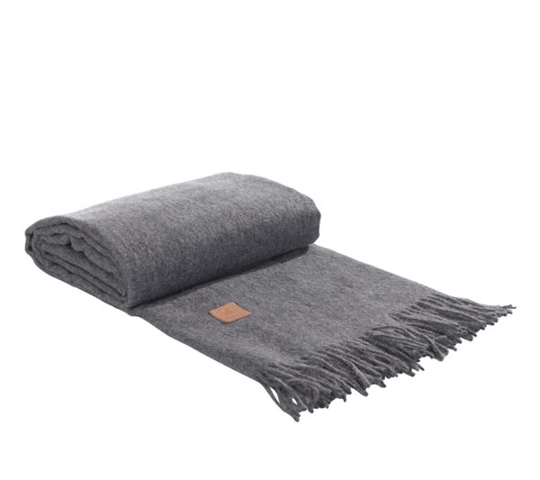 Hästens Alpaka Plaid | Granite