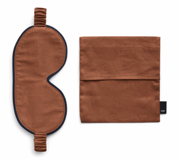 Hay Outline Sleep Mask Brun - Billede 2