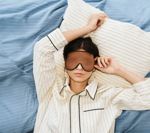 Hay Outline Sleep Mask Brun - Billede 3