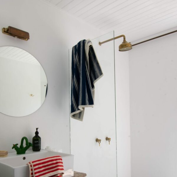 Homehagen Pinstripe Slate Indigo håndklæde - Billede 2