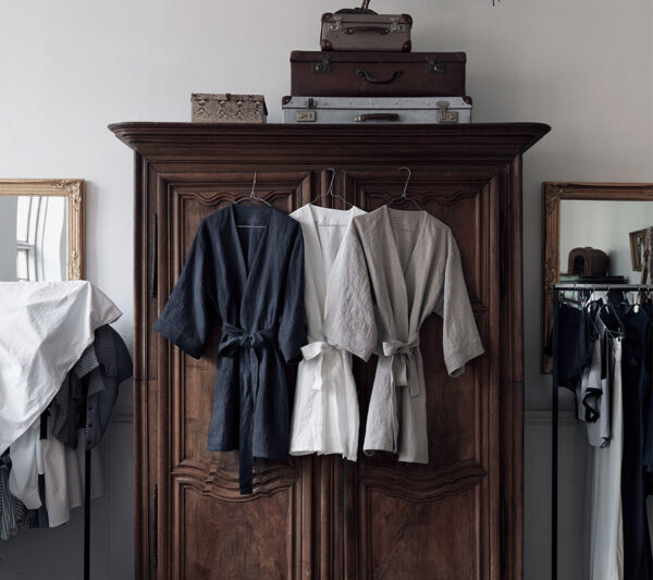 Lovely Linen Kimono | Brun - Image 2