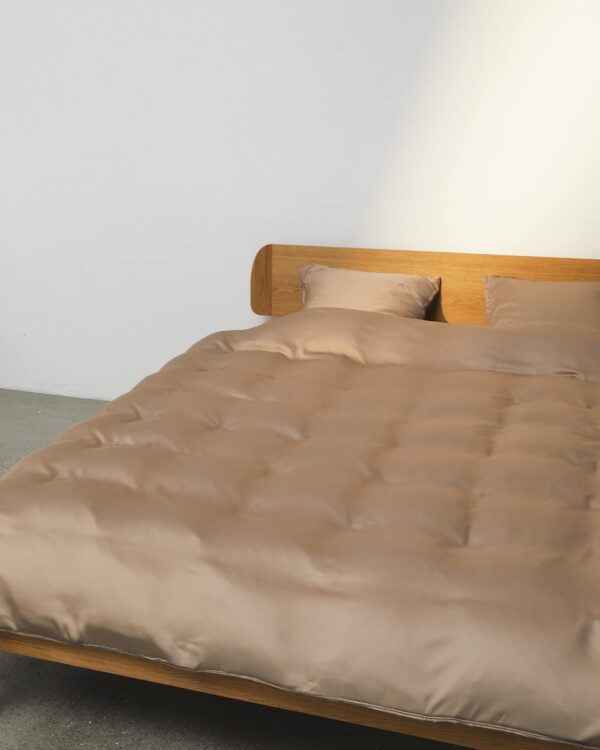 Nordic Weaving Bambus Taupe Sengetøj - Image 3
