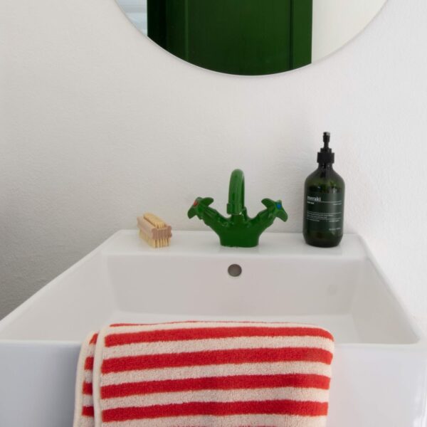 Homehagen Pinstripe Orange håndklæde - Billede 2