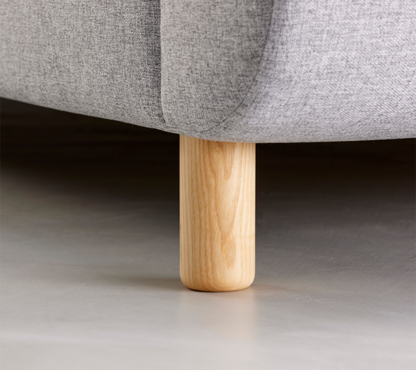 TEMPUR ARC™️ Rounded leg ash