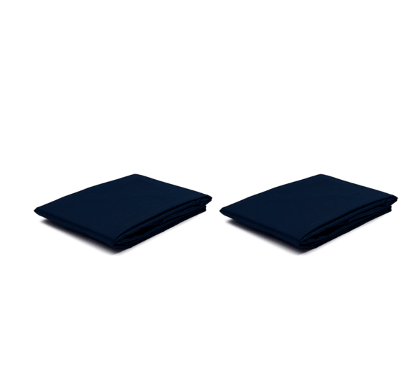 SX One Bomuldssatin Kuvertlagen 2 stk. Navy