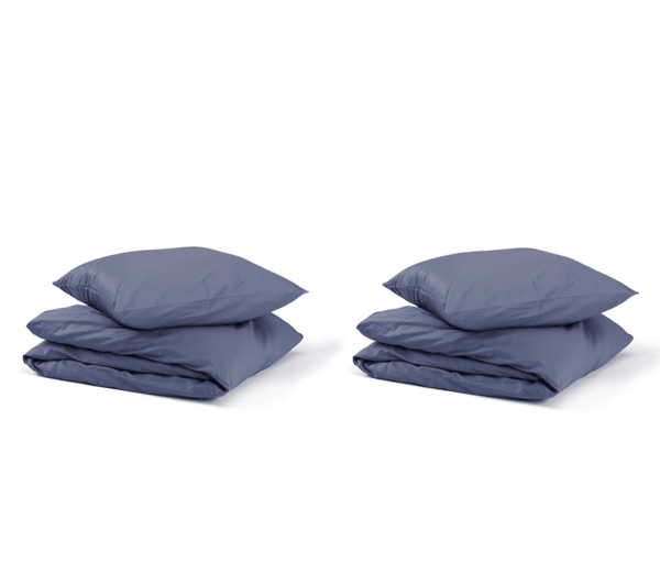 Sx One Satin Sengetøj 2 sæt Night Blue
