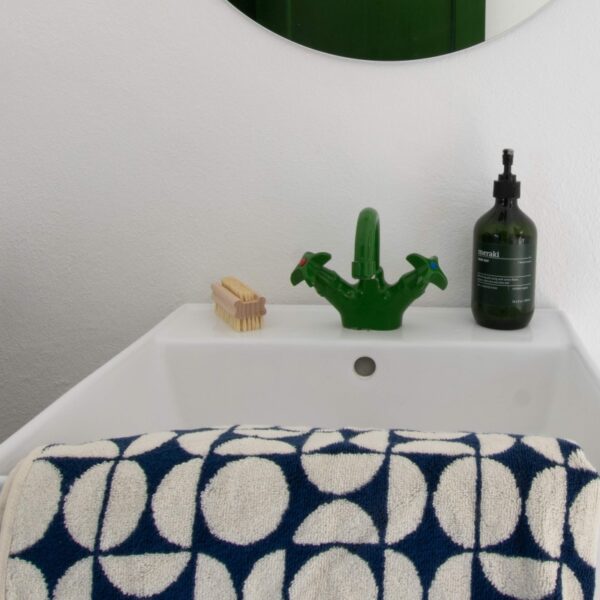 Homehagen Geo Slate Indigo badehåndklæde - Billede 2