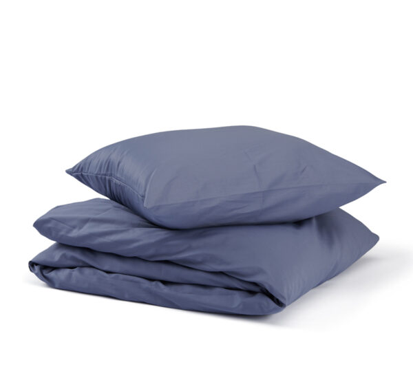 Sx One Night Blue Bomuldssatin Sengetøj