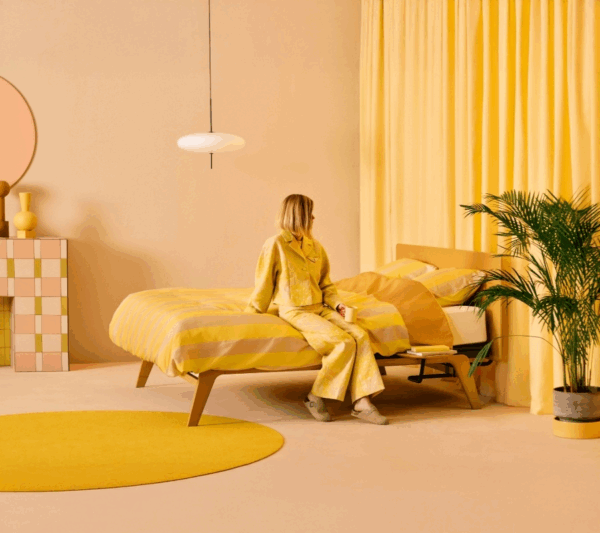 Tekla x Auping Essential Mustard - Billede 2