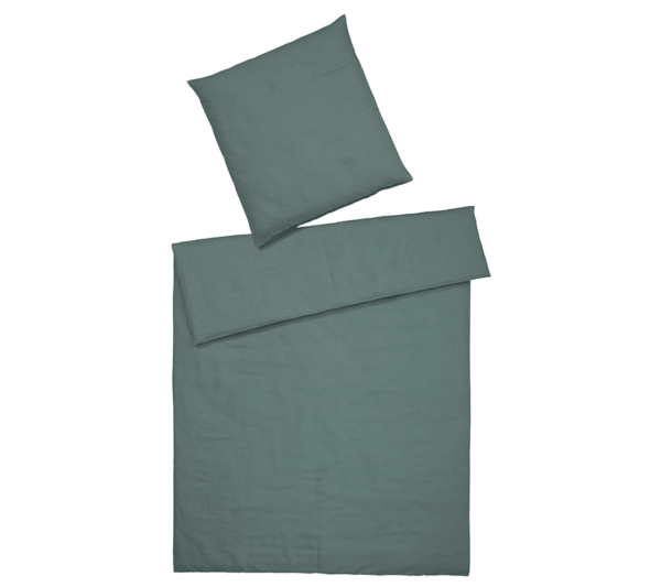 Elegante Breeze Mørkegrøn Hør Sengetøj