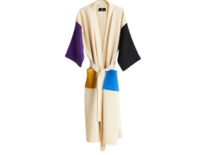 HAY Waffle Bathrobe Cream Multi