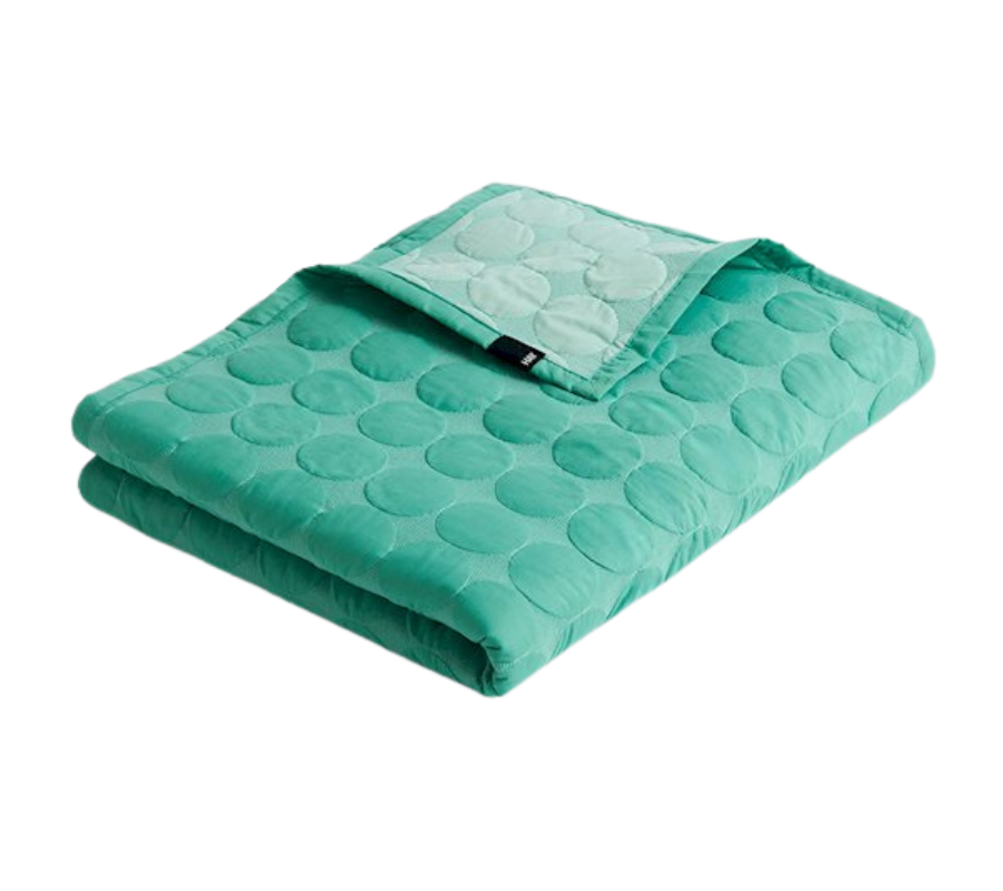 HAY Mega Dot Sengetæppe Sea Green