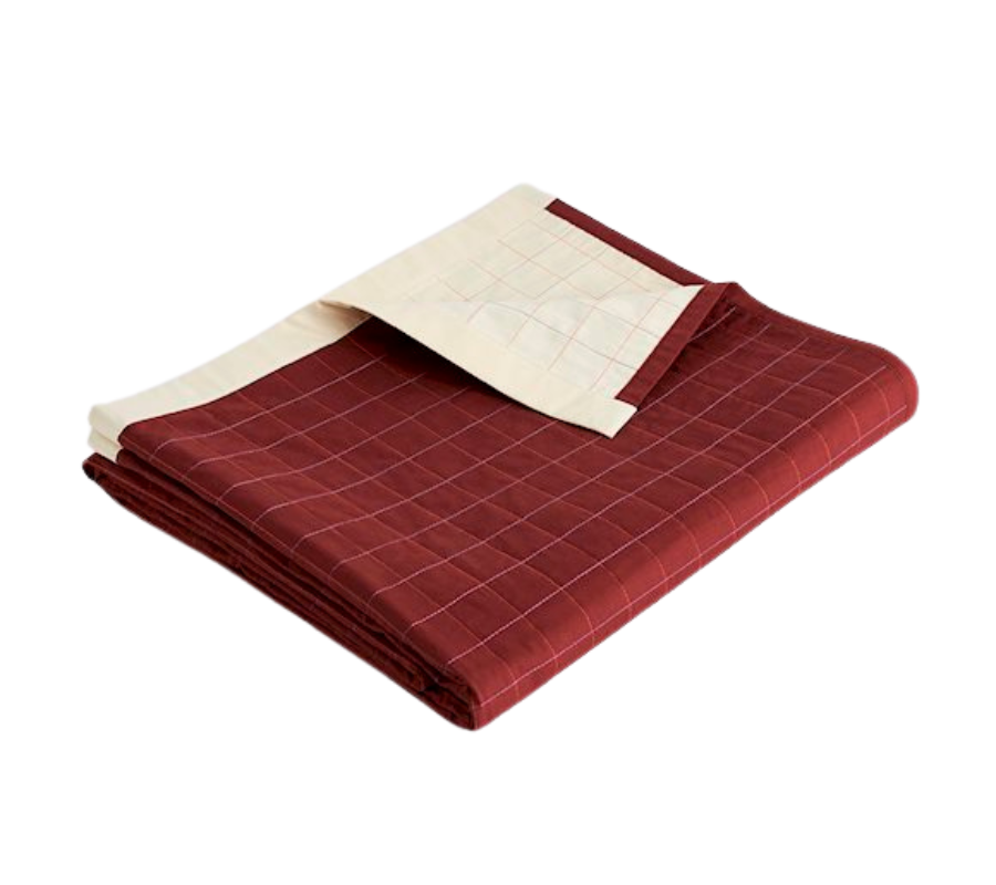 HAY Dori Sengetæppe Maroon