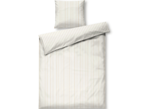 JUNA Soft Sengetøj Offwhite/Karamel